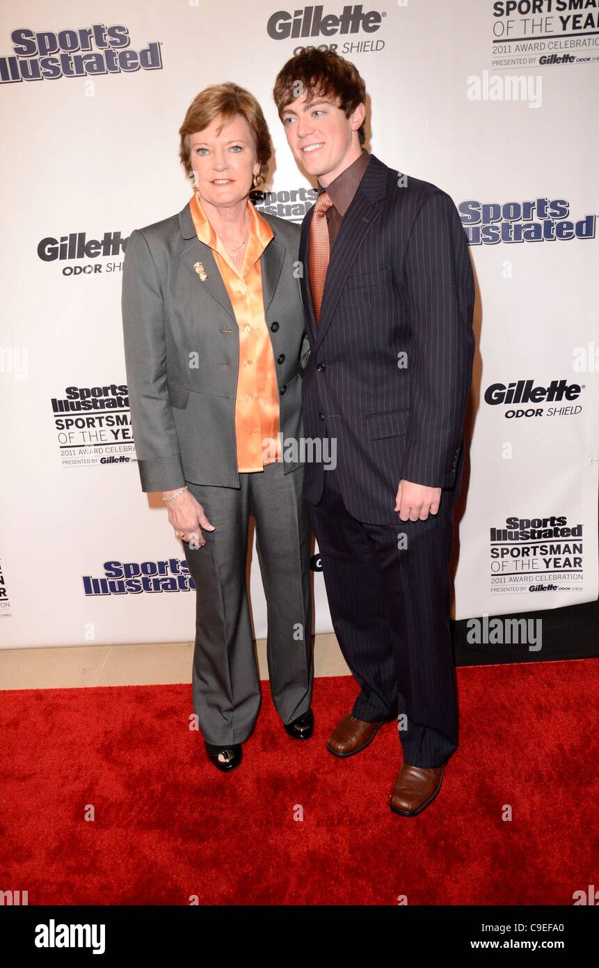 Pat Summit, Tyler Summitt at arrivals for 2011 Sports Illustrated ...