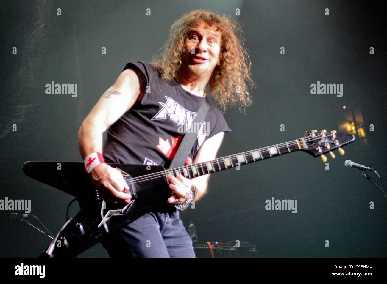 Dec. 7, 2011 Oshawa, Ontario, Canada Singer and guitarist of the