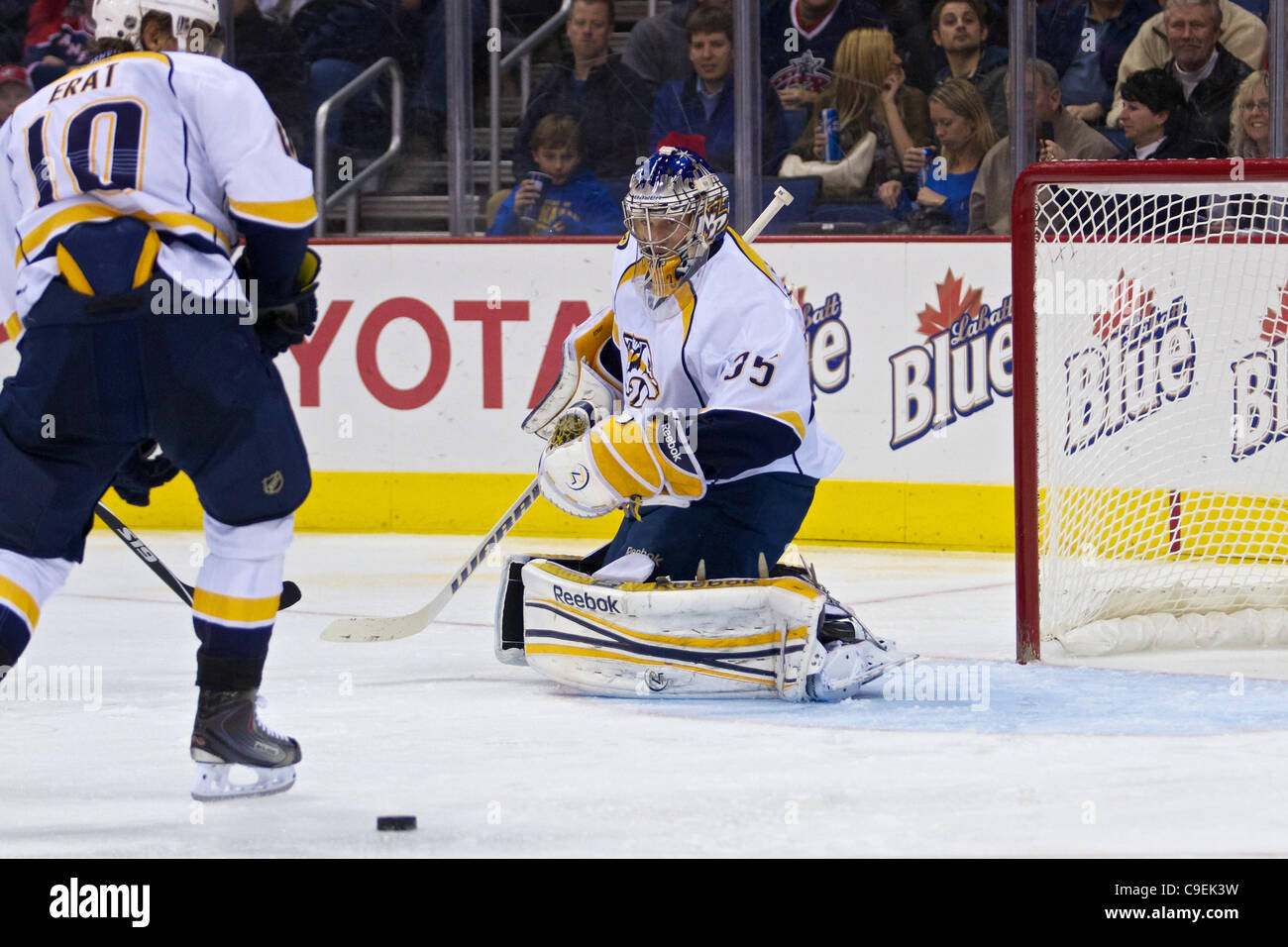 Nashville predators goalie pekka rinne hi-res stock photography and ...