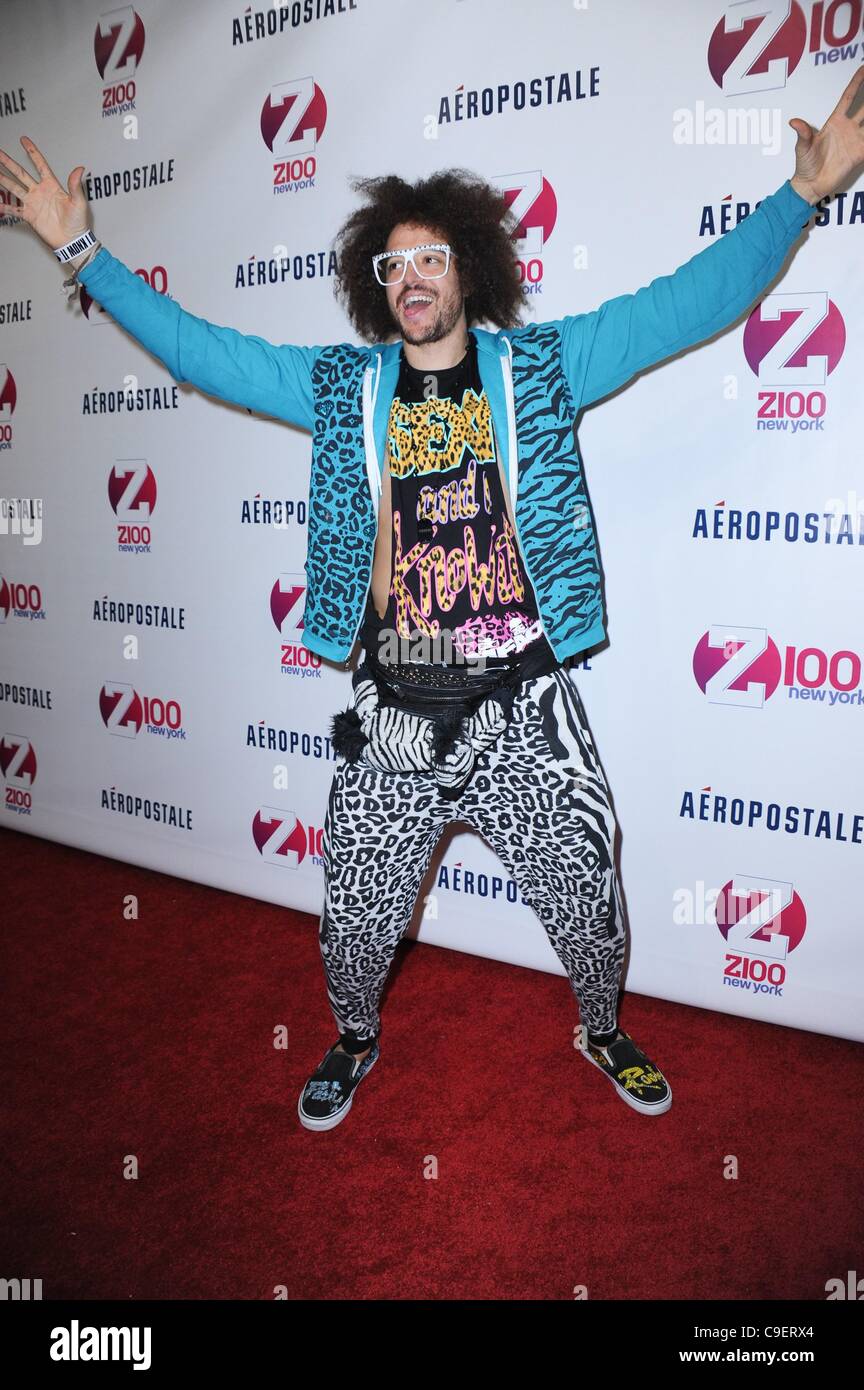 Redfoo, LMFAO in attendance for Z100’s Jingle Ball 2011 Concert