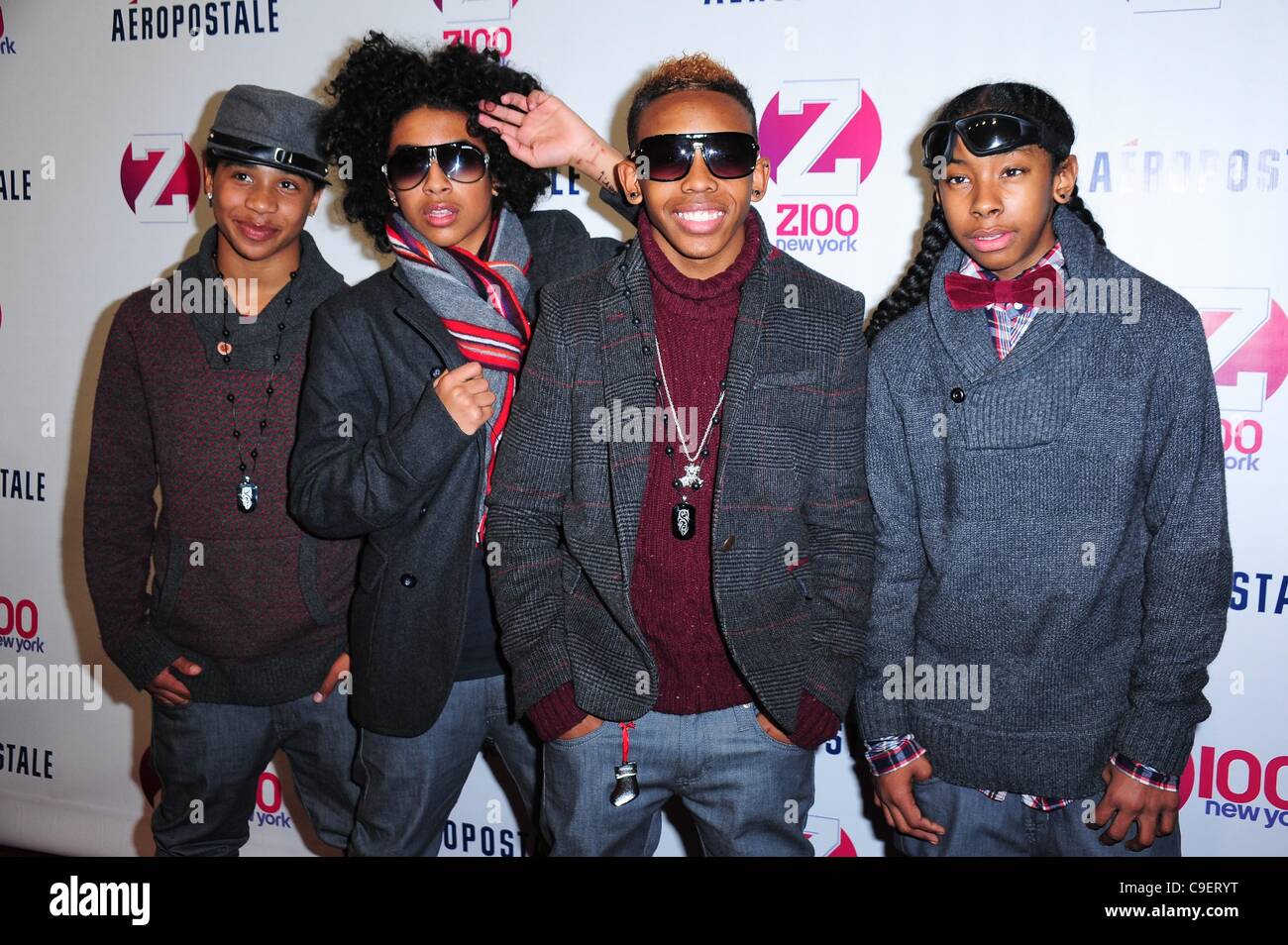 Roc Royal, Princeton, Prodigy, Ray Ray, Mindless Behavior in attendance for Z100's Jingle Ball 2011 Concert, Madison Square Garden (MSG), New York, NY December 9, 2011. Photo By: Gregorio T. Binuya/Everett Collection Stock Photo