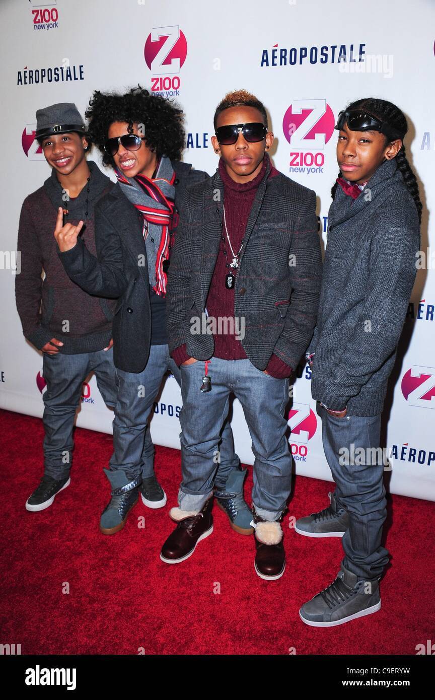 Roc Royal, Princeton, Prodigy, Ray Ray, Mindless Behavior in attendance for Z100's Jingle Ball 2011 Concert, Madison Square Garden (MSG), New York, NY December 9, 2011. Photo By: Gregorio T. Binuya/Everett Collection Stock Photo