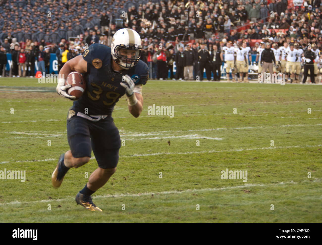 Navy's Alexander Teich has running for Navy's second touchdown in the