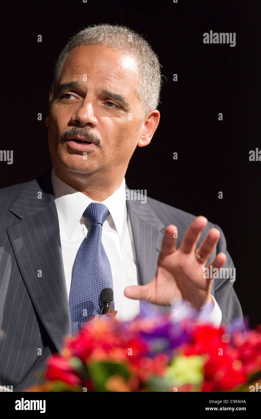 Eric Holder, Attorney General of the United States, speaks at the