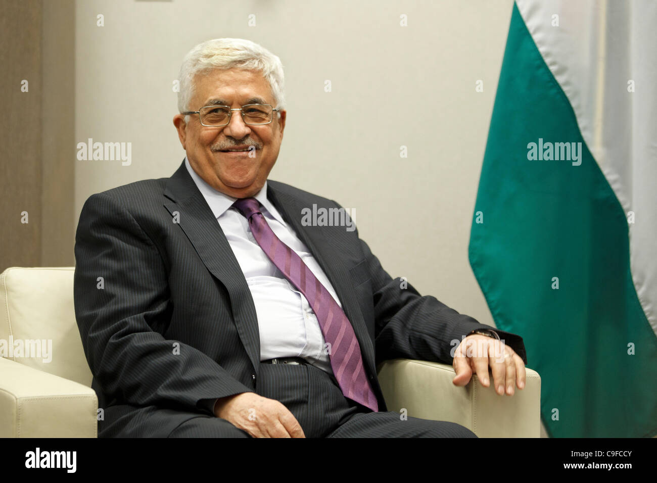 President of the Palestinian Authority, Mahmoud Abbas Stock Photo - Alamy