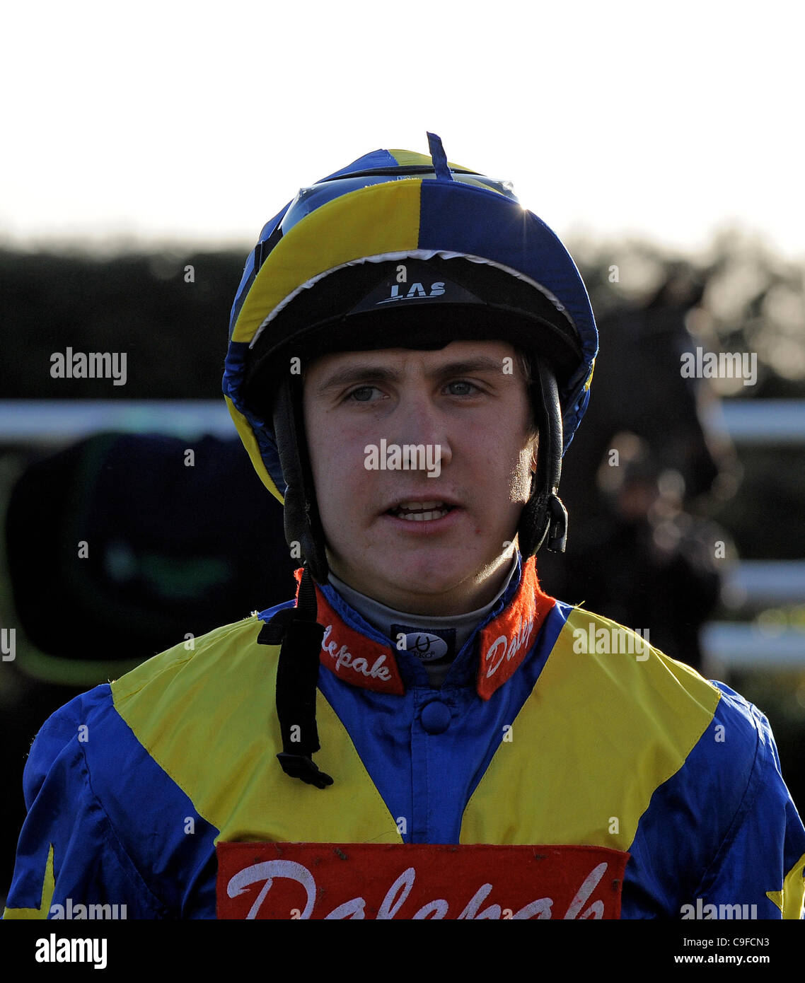 CHARLES EDDERY JOCKEY SOUTHWELL RACECOURSE SOUTHWELL ENGLAND 13 December 2011 Stock Photo