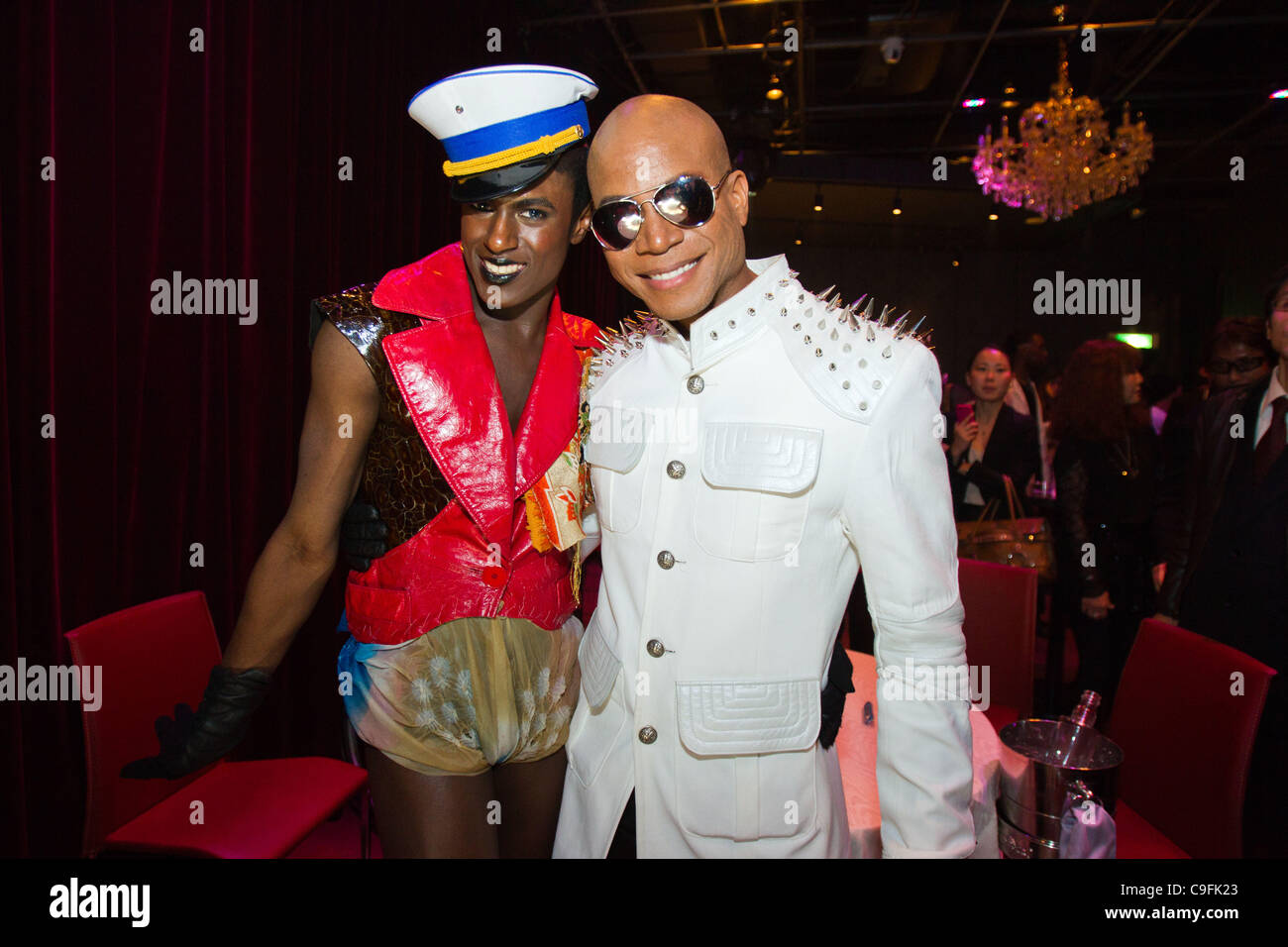 Dec 16 11 Tokyo Japan Jonte Moaning Left And Travis Payne Right Attend A Private Party In Downtown Tokyo Photo By Christopher Jue Aflo Stock Photo Alamy