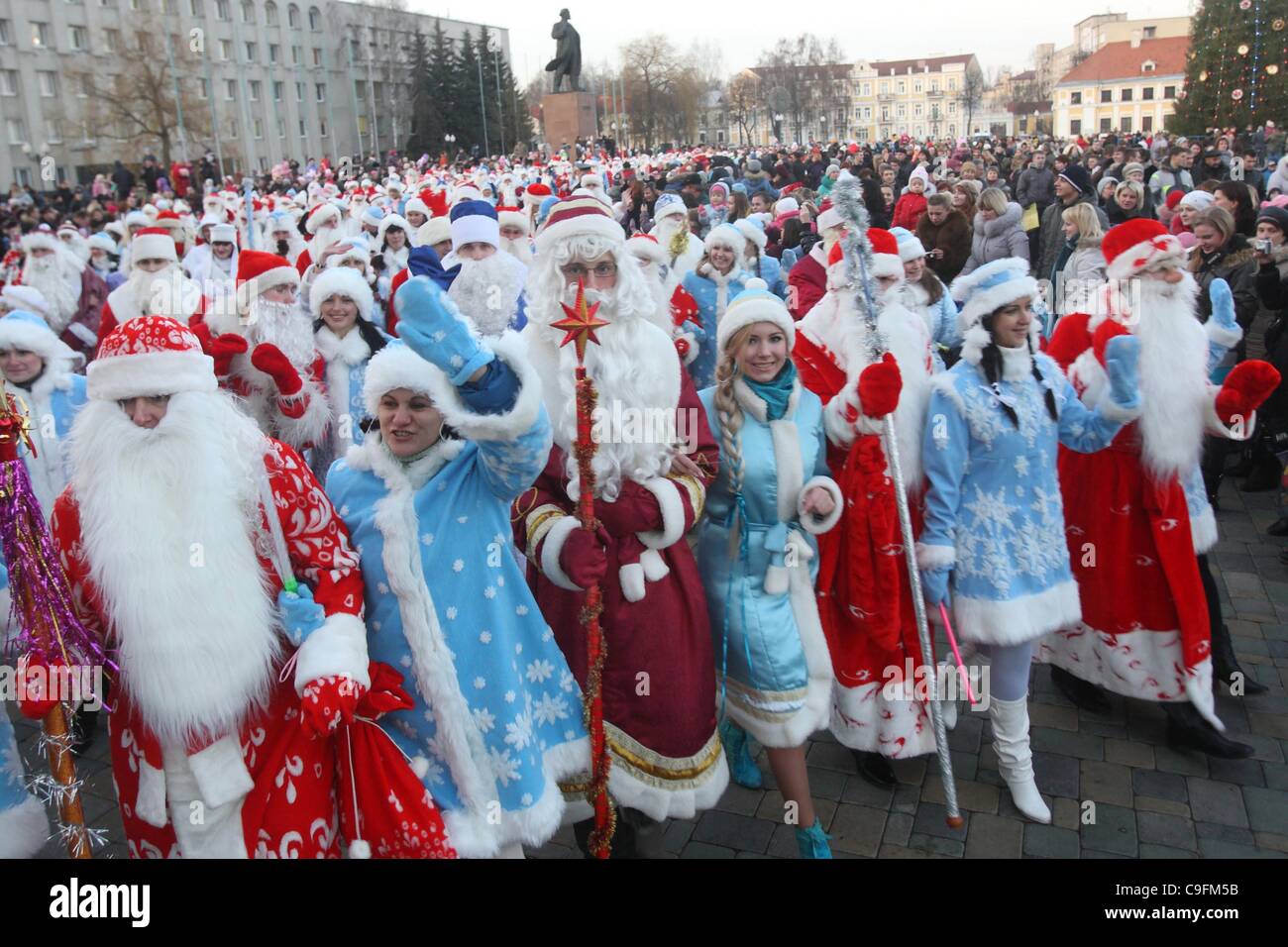 шествия деда мороза гродно