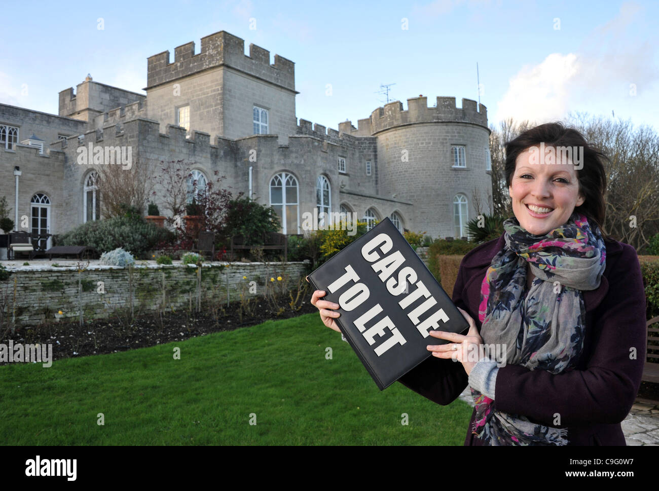 Pennsylvania Castle at Portland in Dorset, Britain, UK Stock Photo - Alamy