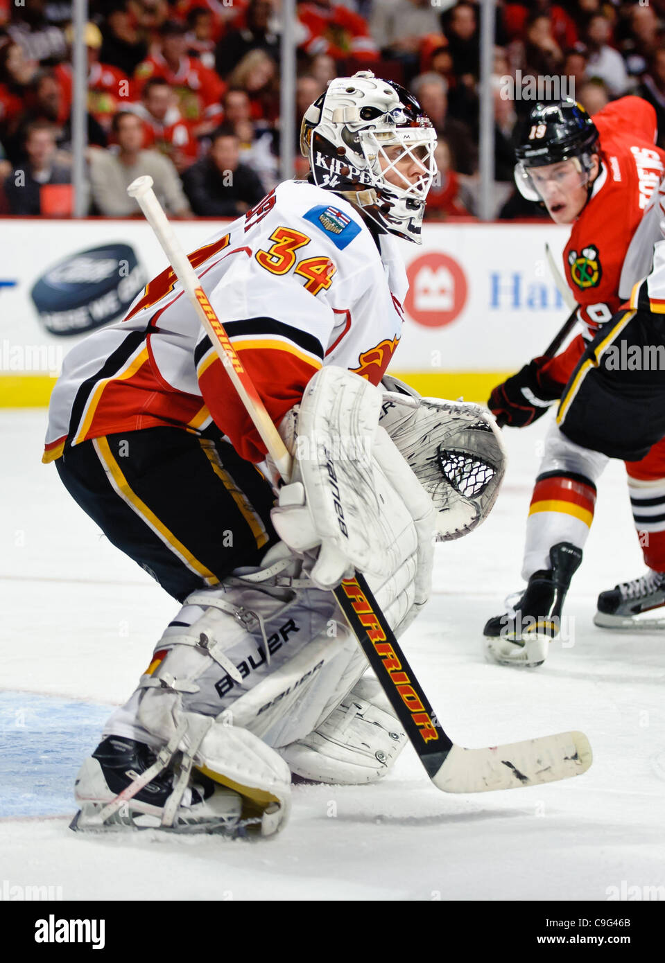 Miikka Kiprusoff stops 21 shots in Calgary's 5-2 win over