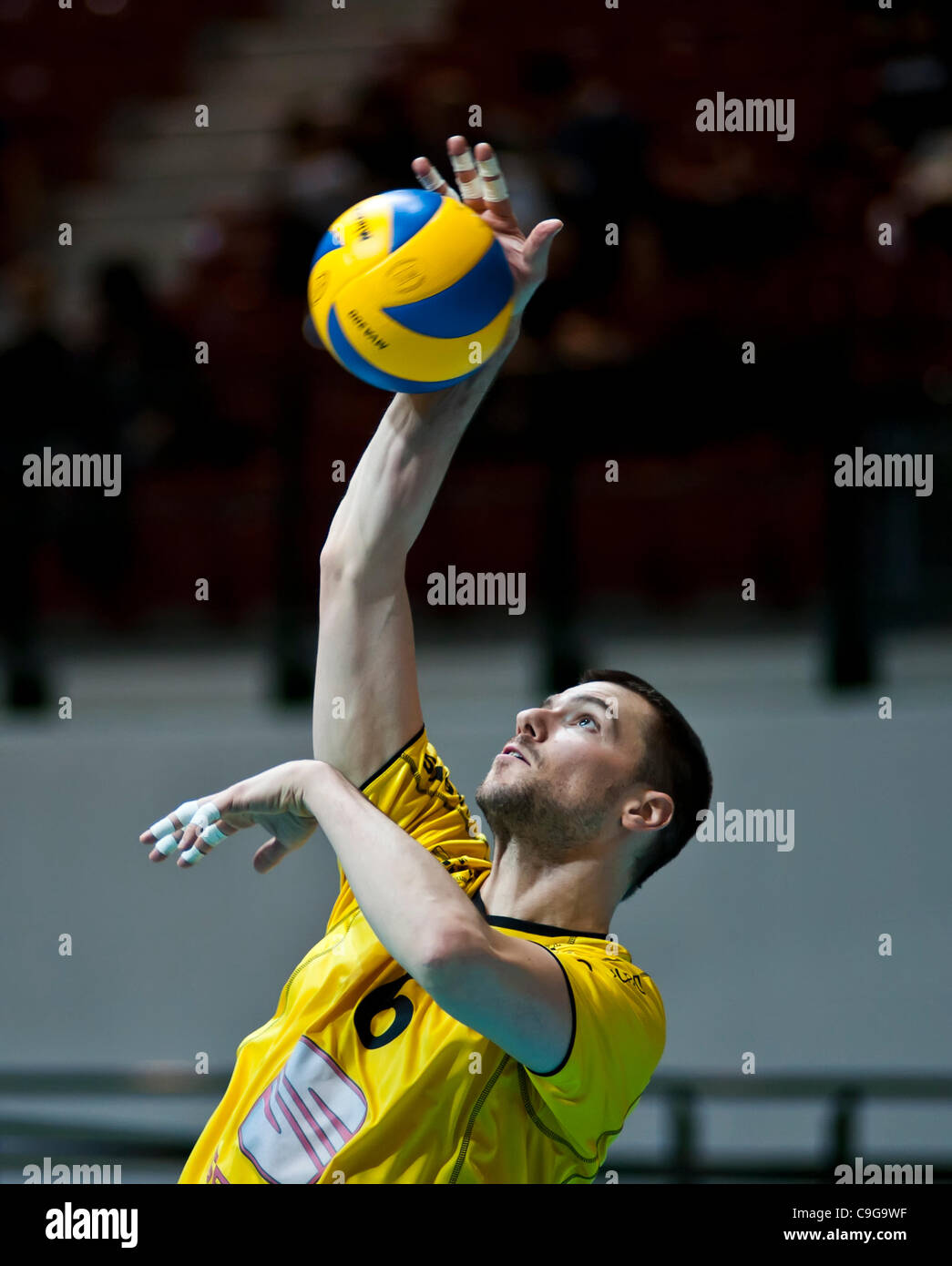Volleyball CEV Cup Men Stock Photo