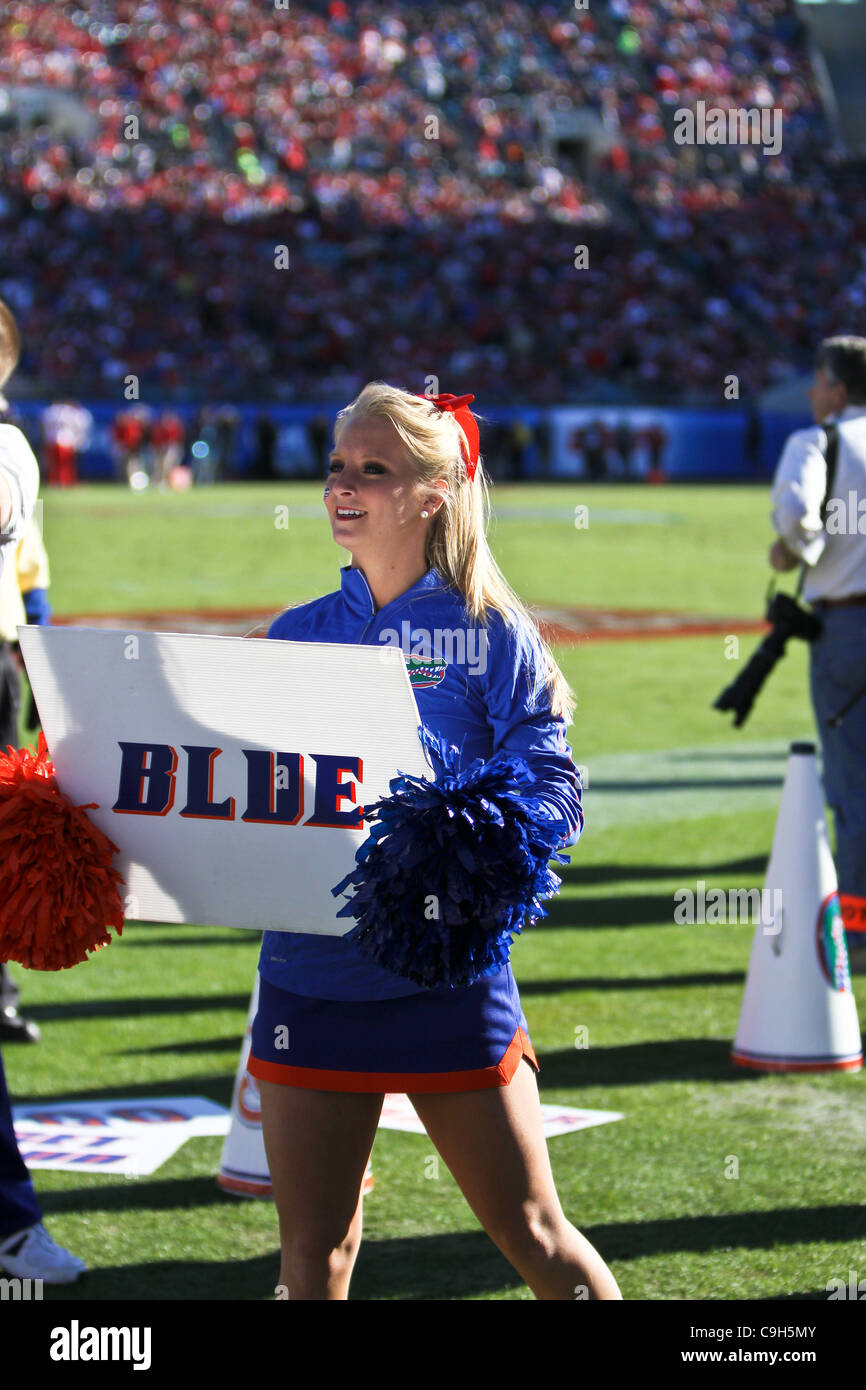 University of florida cheerleader hires stock photography and images
