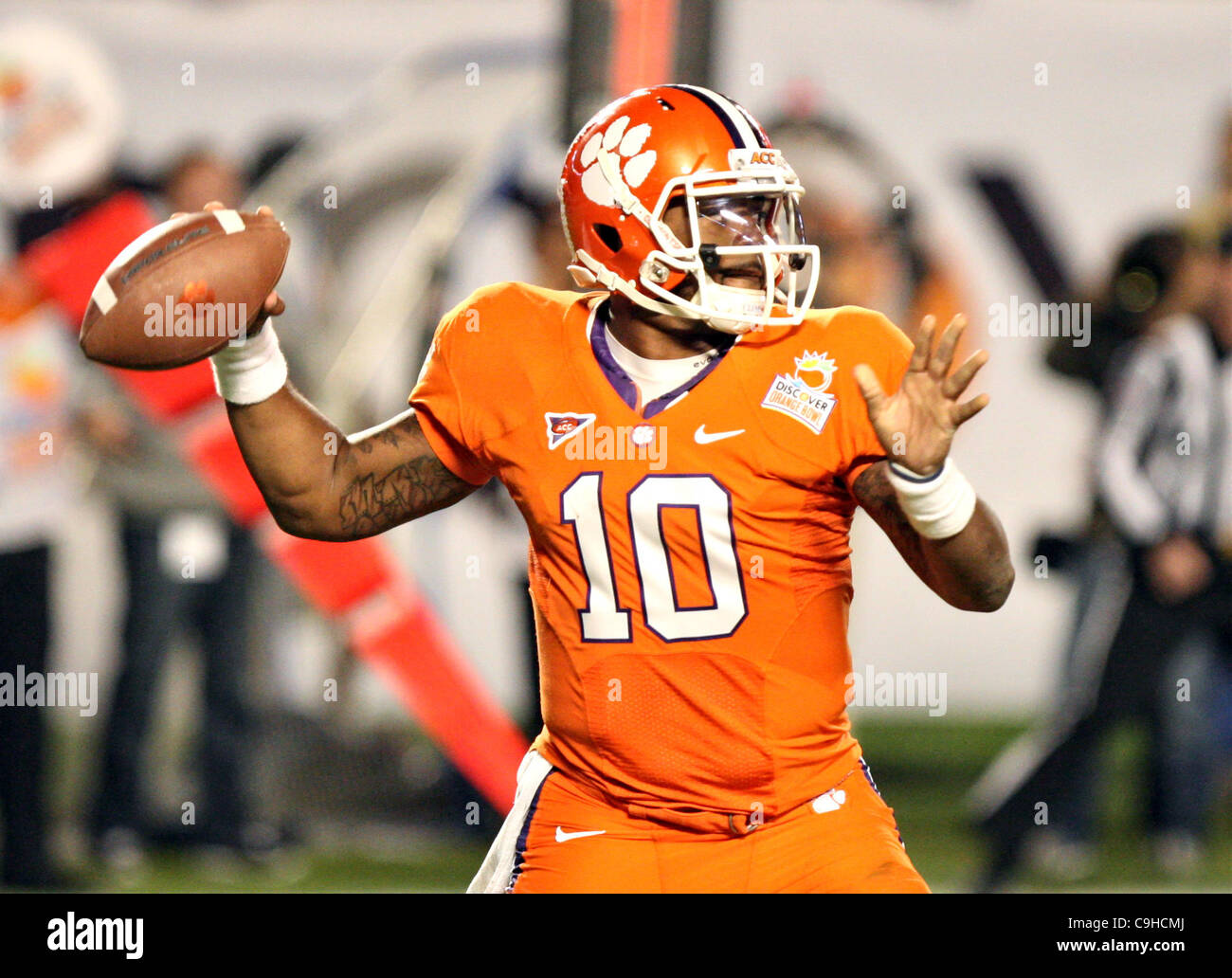 Jan 4 2012 Miami Gardens Florida Us Clemson