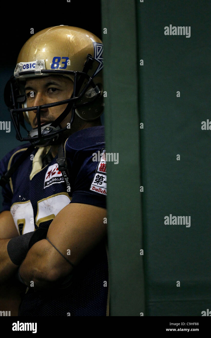 Ken Shimizu (Seagulls), JANUARY 3, 2012 - American Football : American  Football Japan Championship Rice Bowl between Obic