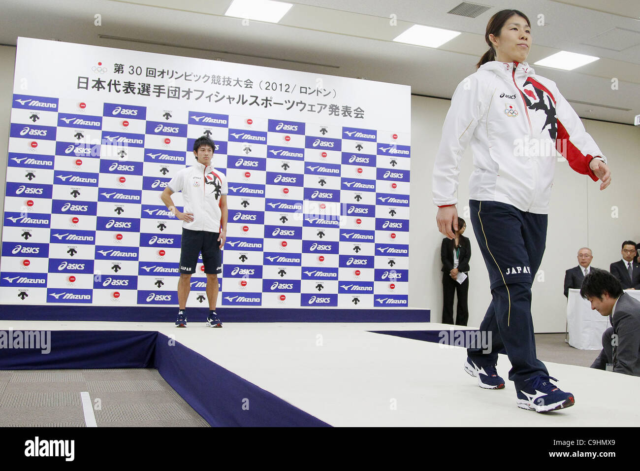 Eriguchi (L to R) Masashi Eriguchi (JPN), Saori Yoshida (JPN), JANUARY 8, 2012 ...