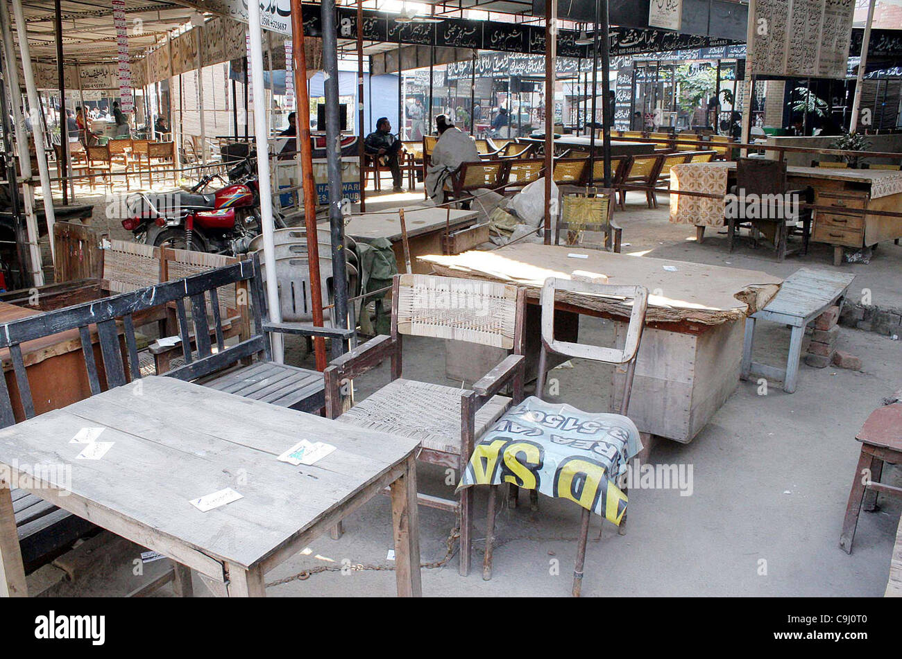 Lawyers strike lahore a view of closed notary public hires stock