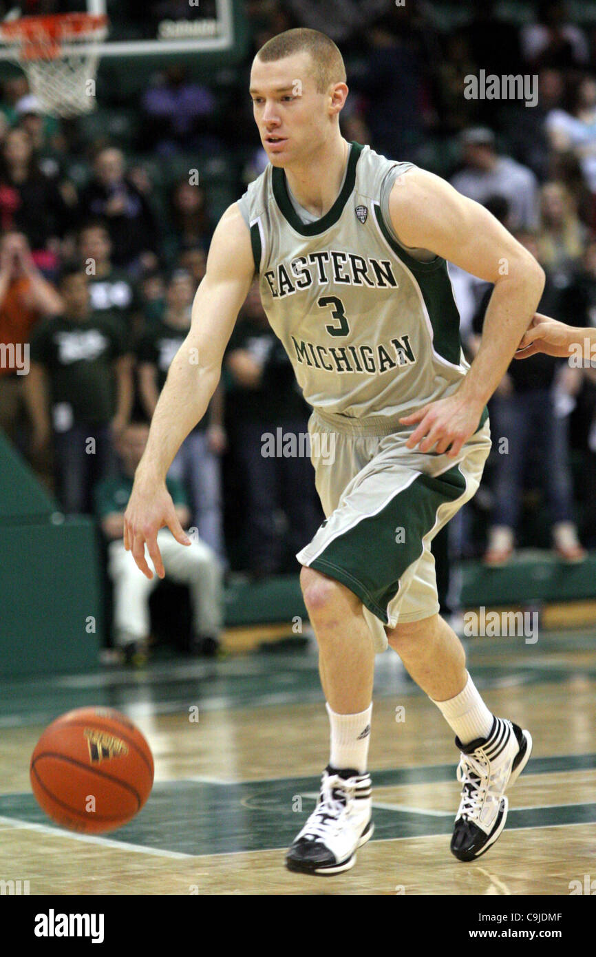 Jan. 11, 2012 - Ypsilanti, Michigan, U.S - Eastern Michigan guard ...