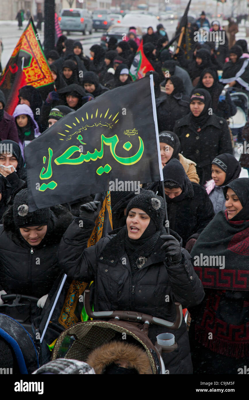Dearborn, Michigan - Shia Muslims marched through the streets of ...