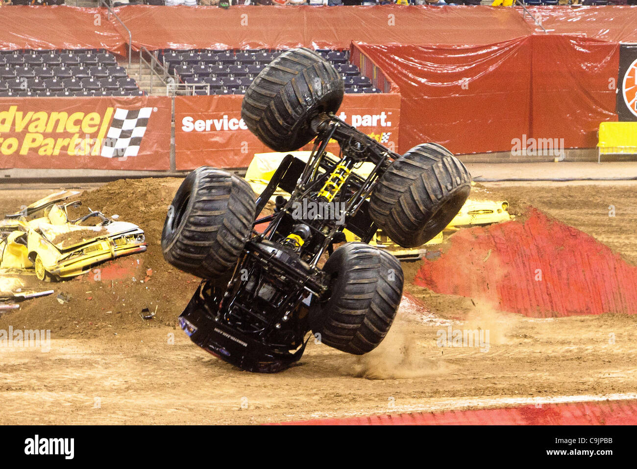 April 14, 2011 - Houston, Texas, U.S - Metal Mulisha /Todd LeDuc jumps ...