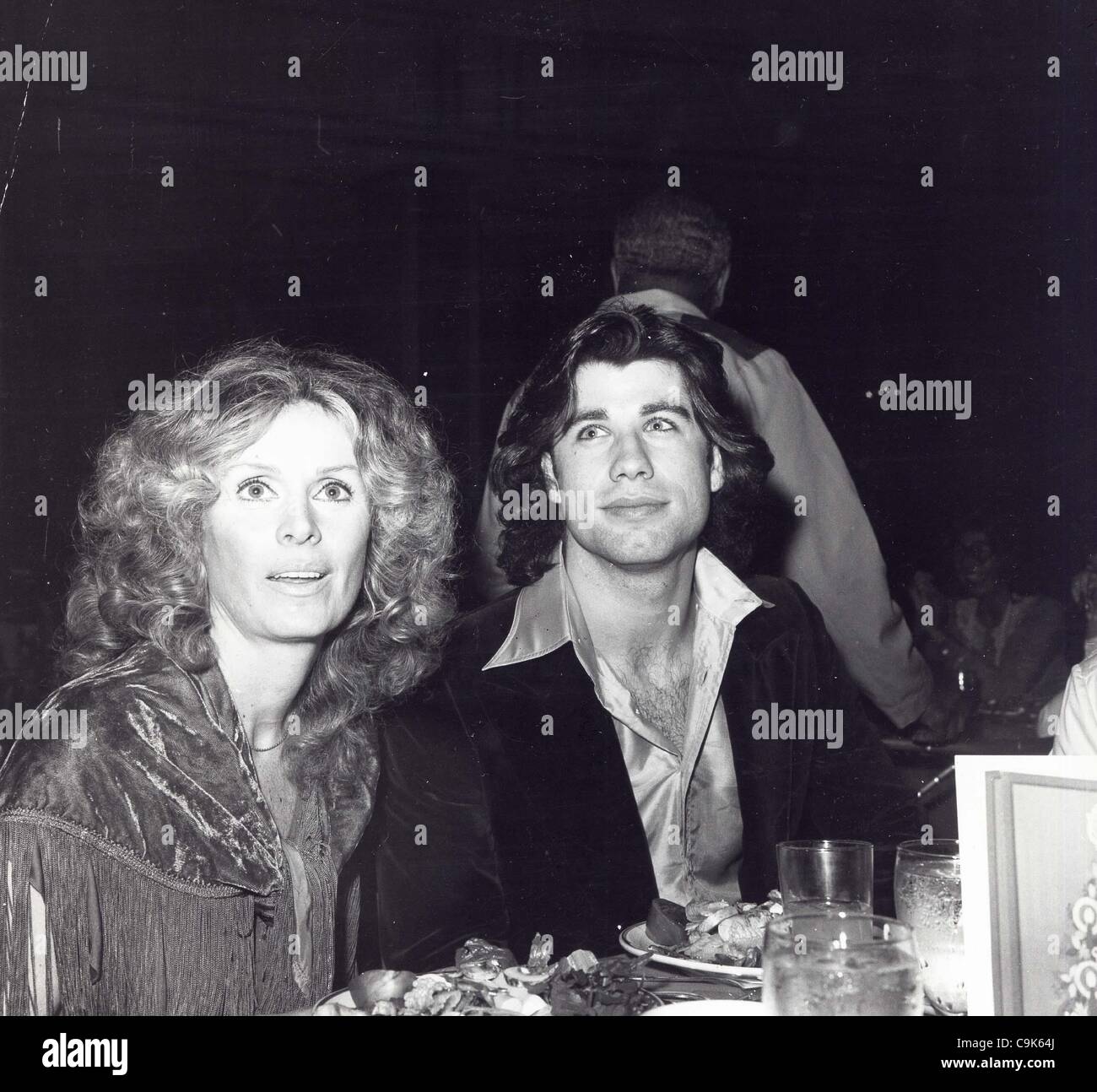 John Travolta Accepting Emmy For Diana Hyland Diana Hyland Don Murray Diana Hyland Original Vintage 7x9 Photo H4088