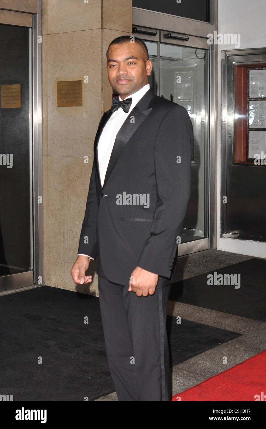 London, United Kingdom 18/01/2012 Johnson Beharry attends The Daily Mail Inspirational Woman Of The Year Awards at the Marriott London Grosvenor Square in London. Stock Photo
