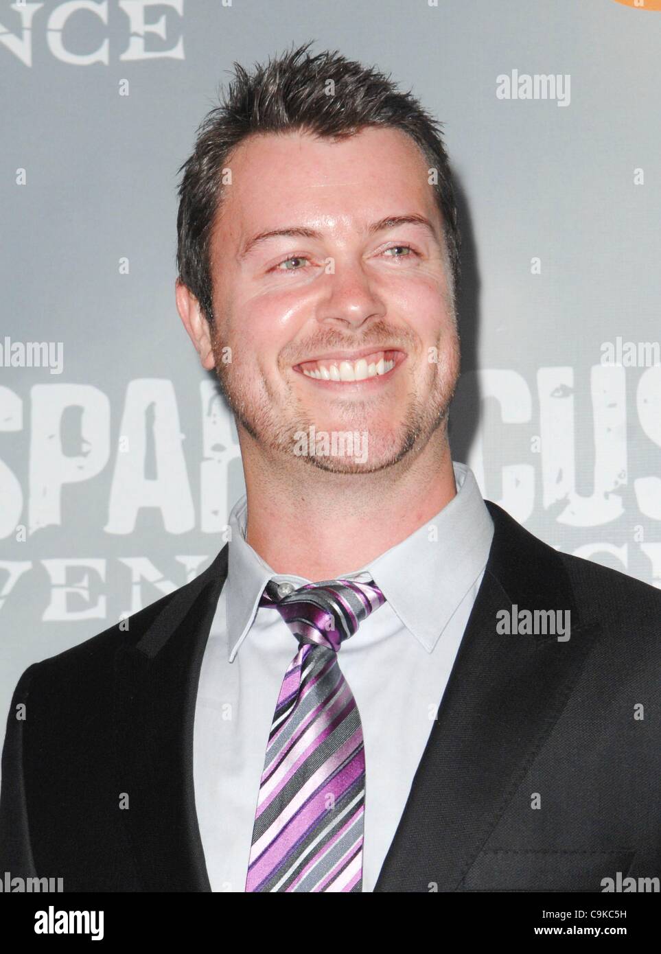 Daniel Feuerriegel at arrivals for SPARTACUS: VENGEANCE Series Premiere, Cinerama Dome at The Arclight Hollywood, Los Angeles, CA January 18, 2012. Photo By: Elizabeth Goodenough/Everett Collection Stock Photo