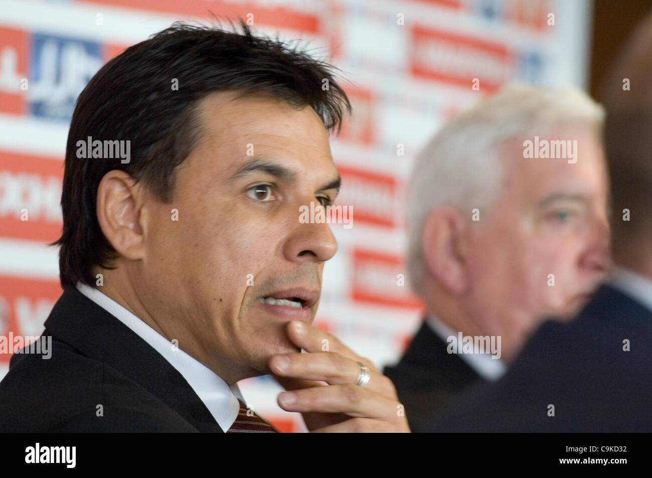 Chris Coleman Is Unveiled As New Wales Football Manager During A Stock Photo Alamy