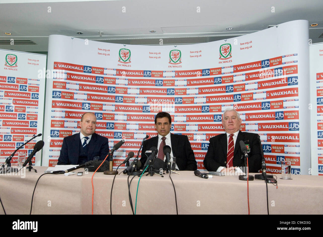 Chris Coleman is unveiled as new Wales Football Manager during a