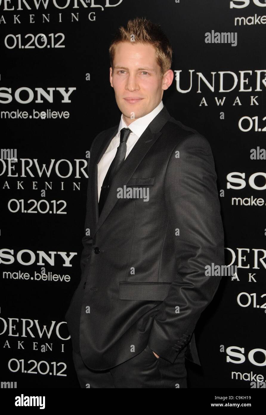 Jacob Blair at arrivals for UNDERWORLD AWAKENING Premiere, Grauman's