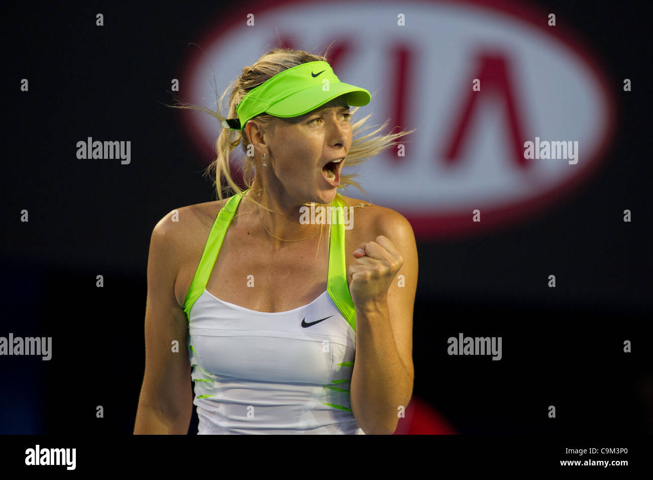 Jan. 23, 2012 - Melbourne, Victoria, Australia - Maria Sharapova (RUS