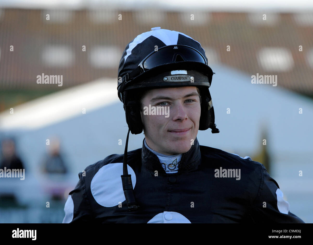 LEE EDWARDS JOCKEY WETHERBY RACECOURSE WETHERBY ENGLAND 23 January 2012