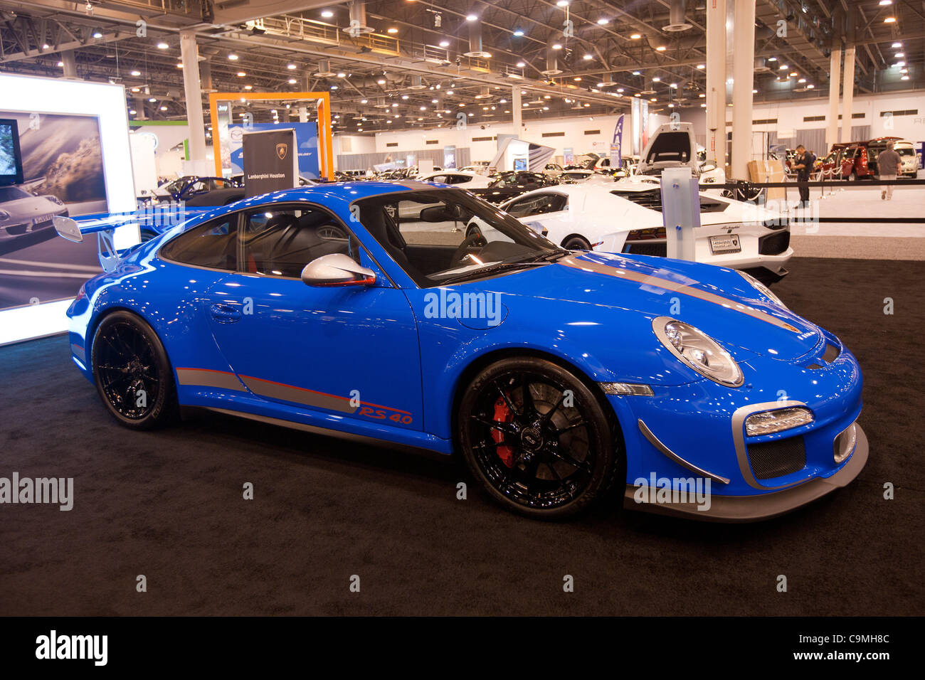 Jan 25 12 Houston Texas U S 12 Porche 911 Gt3 Rs 4 0 Model Is On Display