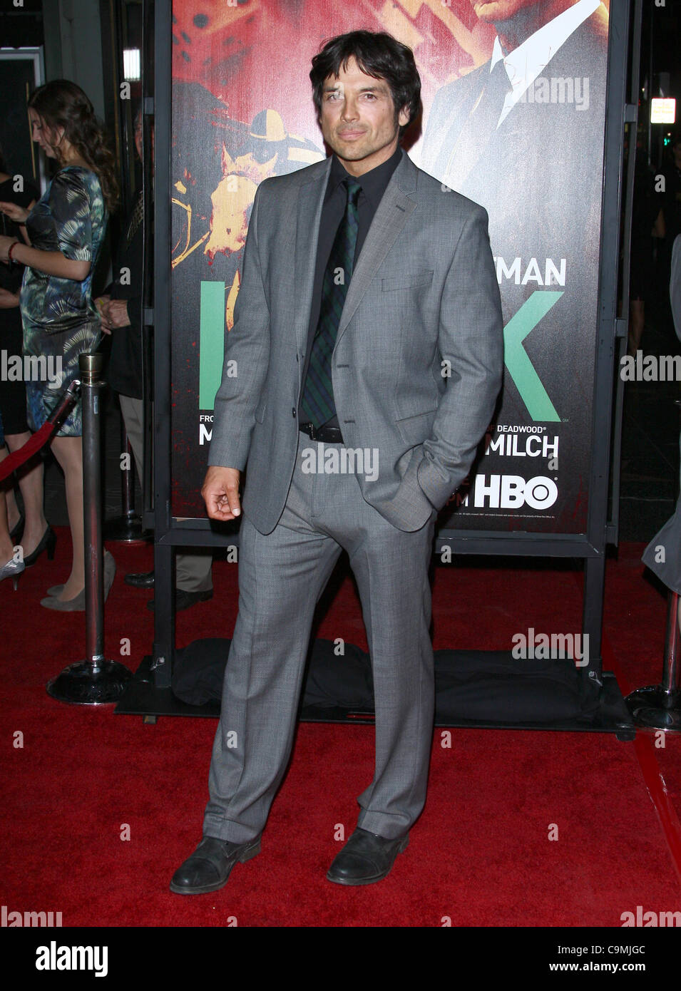 JASON GEDRICK LUCK. HBO SERIES PREMIERE HOLLYWOOD LOS ANGELES CALIFORNIA USA 25 January 2012 Stock Photo