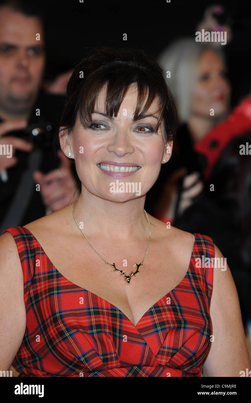LORRAINE KELLY 2012 NATIONAL TELEVISION AWARDS O2 ARENA LONDON ENGLAND