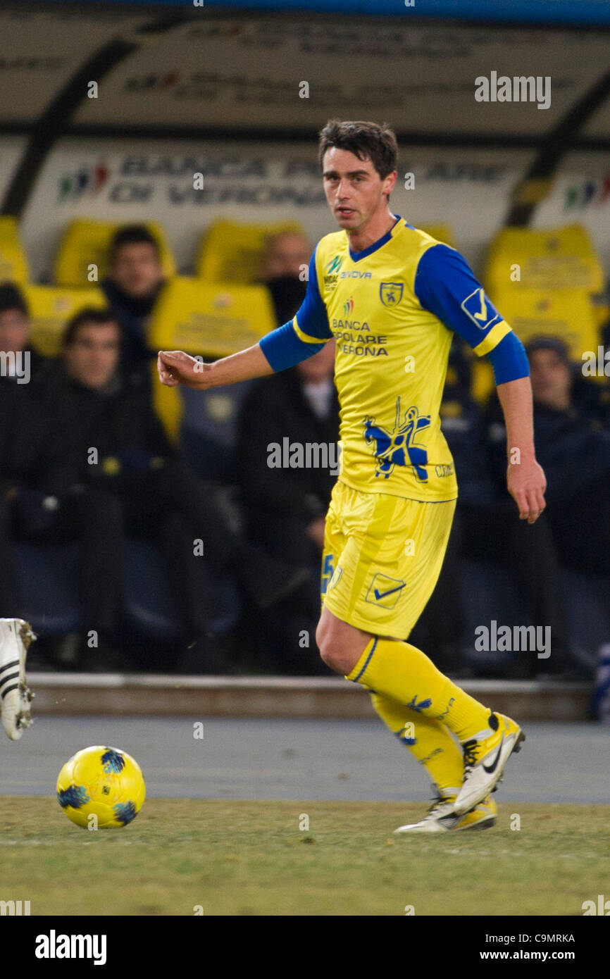 Kamil Vacek (Chievo), JANUARY 25, 2012 - Football / Soccer : Coppa Italia  (TIM Cup) Quarter-final match between