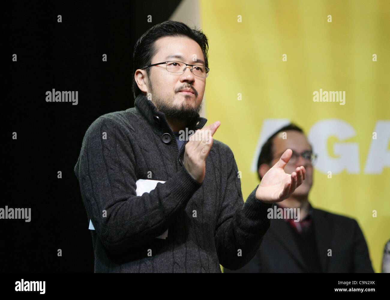 Justin Lin in attendance for 2012 Sundance Film Festival Awards Ceremony, Basin Recreation Field House, Park City, UT January 28, 2012. Photo By: James Atoa/Everett Collection Stock Photo