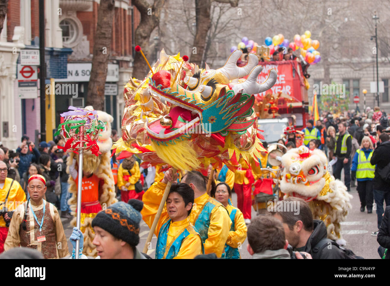 29th January 2012. London, UK The 10th anniversary of Chinese New