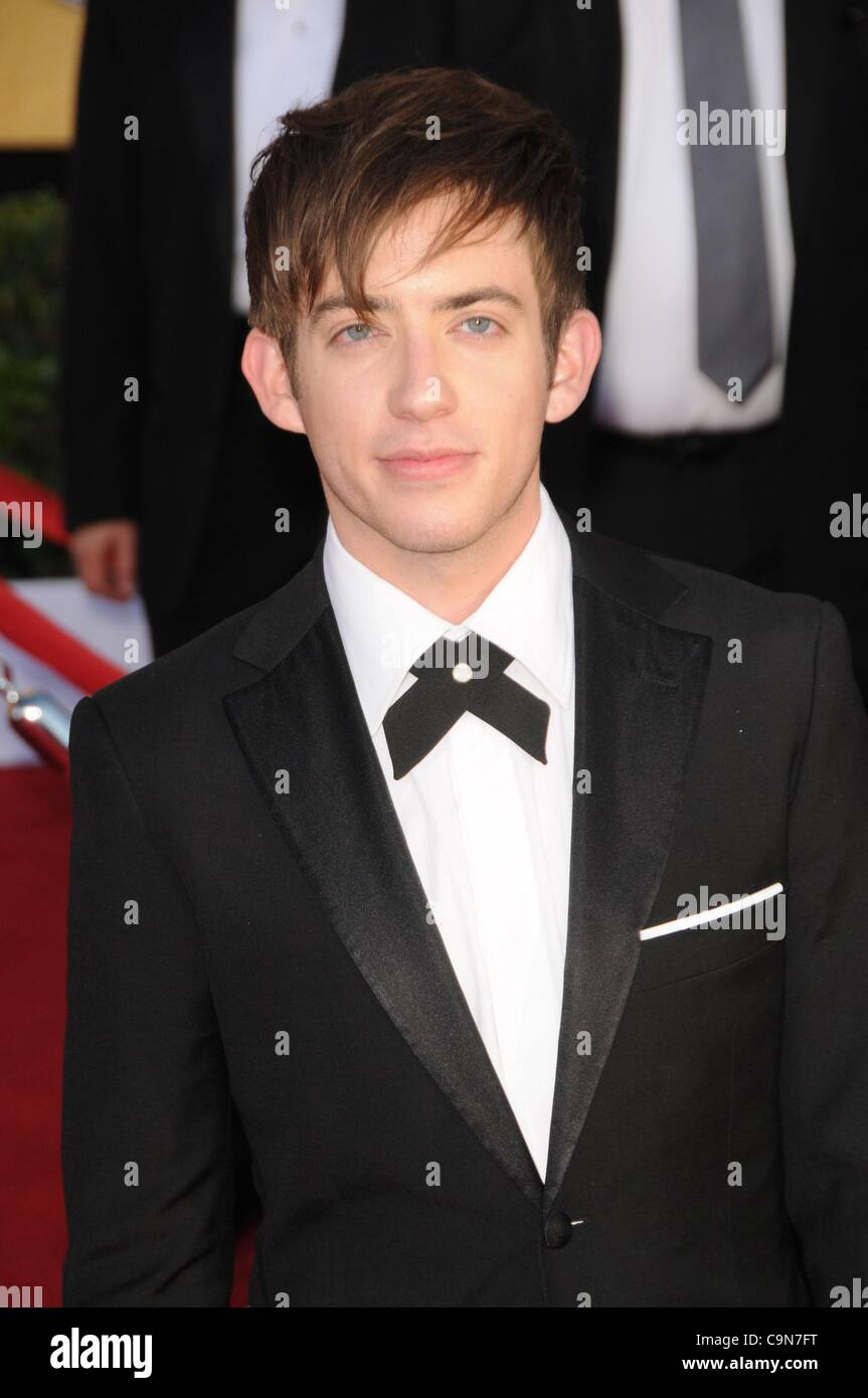 Kevin McHale at arrivals for 18th Annual Screen Actors Guild SAG Awards - ARRIVALS, Shrine Auditorium, Los Angeles, CA January 29, 2012. Photo By: Dee Cercone/Everett Collection Stock Photo