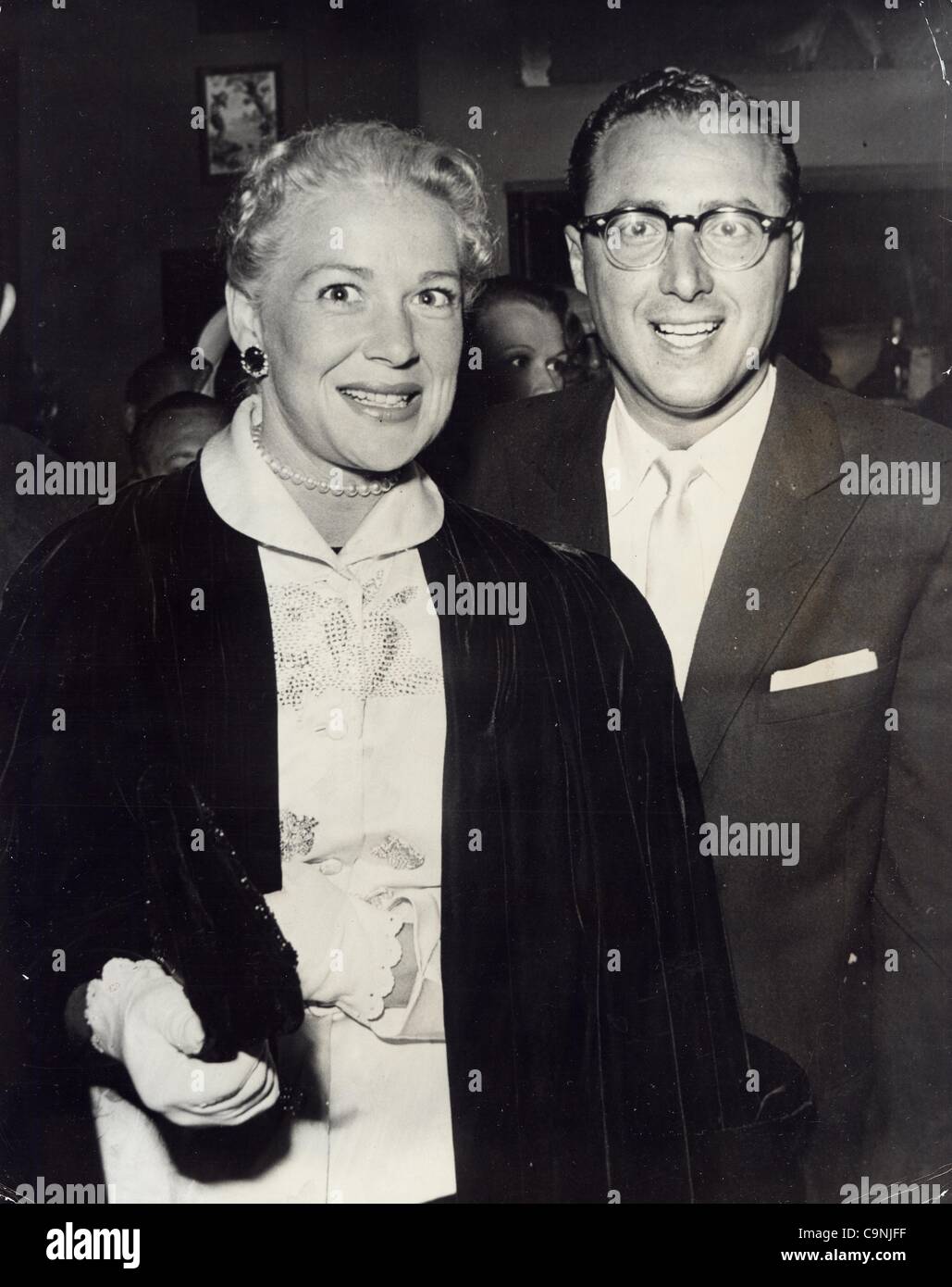 BETTY HUTTON with Peter Rugulo 1952.(Credit Image: Â© Globe Photos/ZUMAPRESS.com) Stock Photo