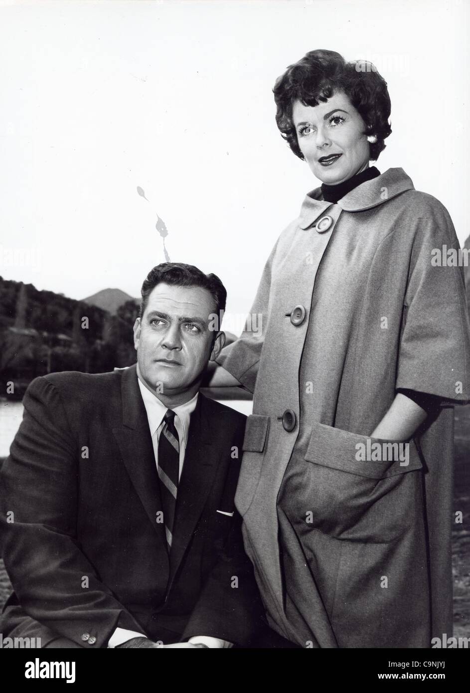 Raymond burr barbara hale perry hi-res stock photography and images - Alamy