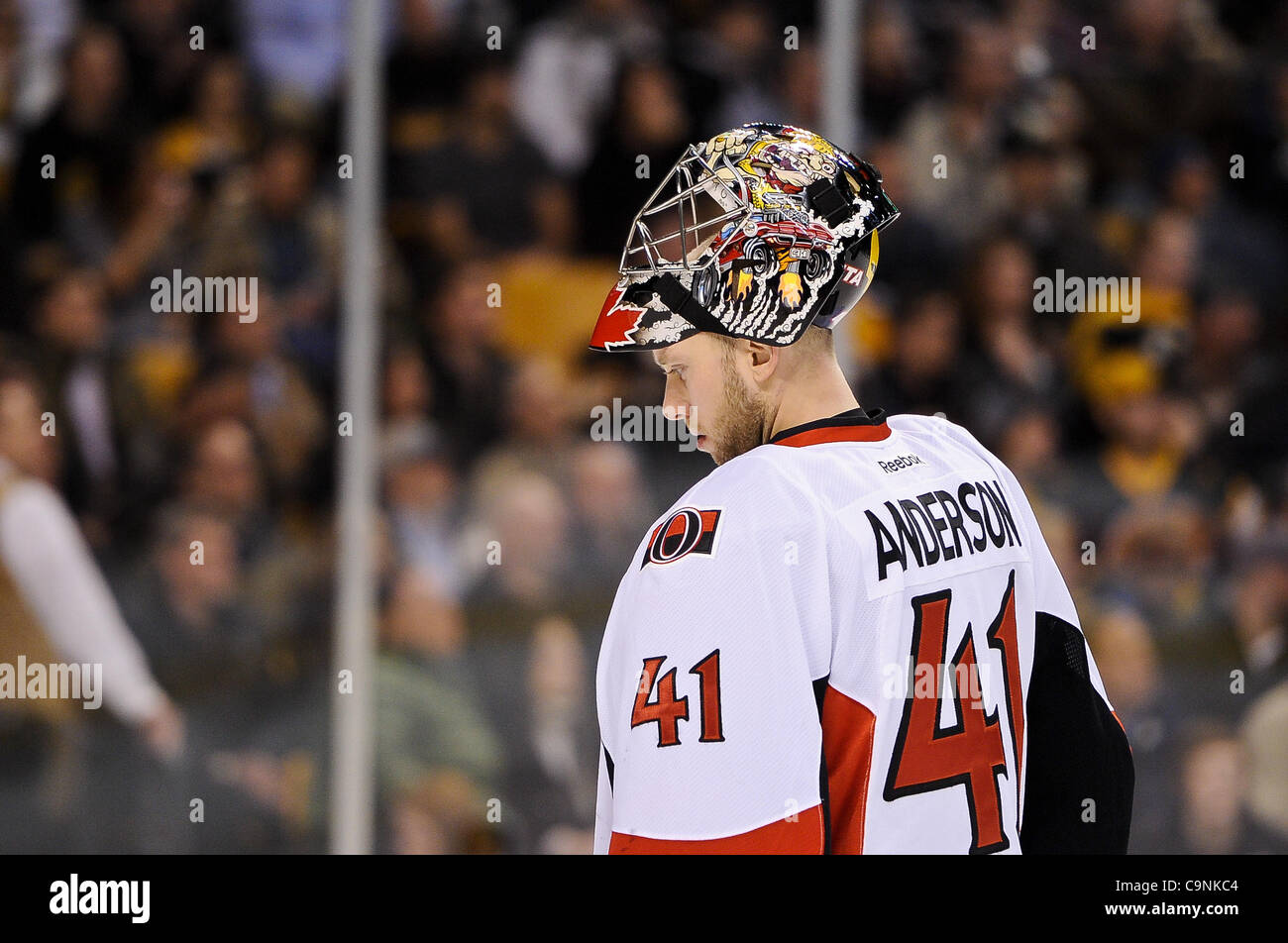Ottawa Senators No41 Craig Anderson White Road Jersey