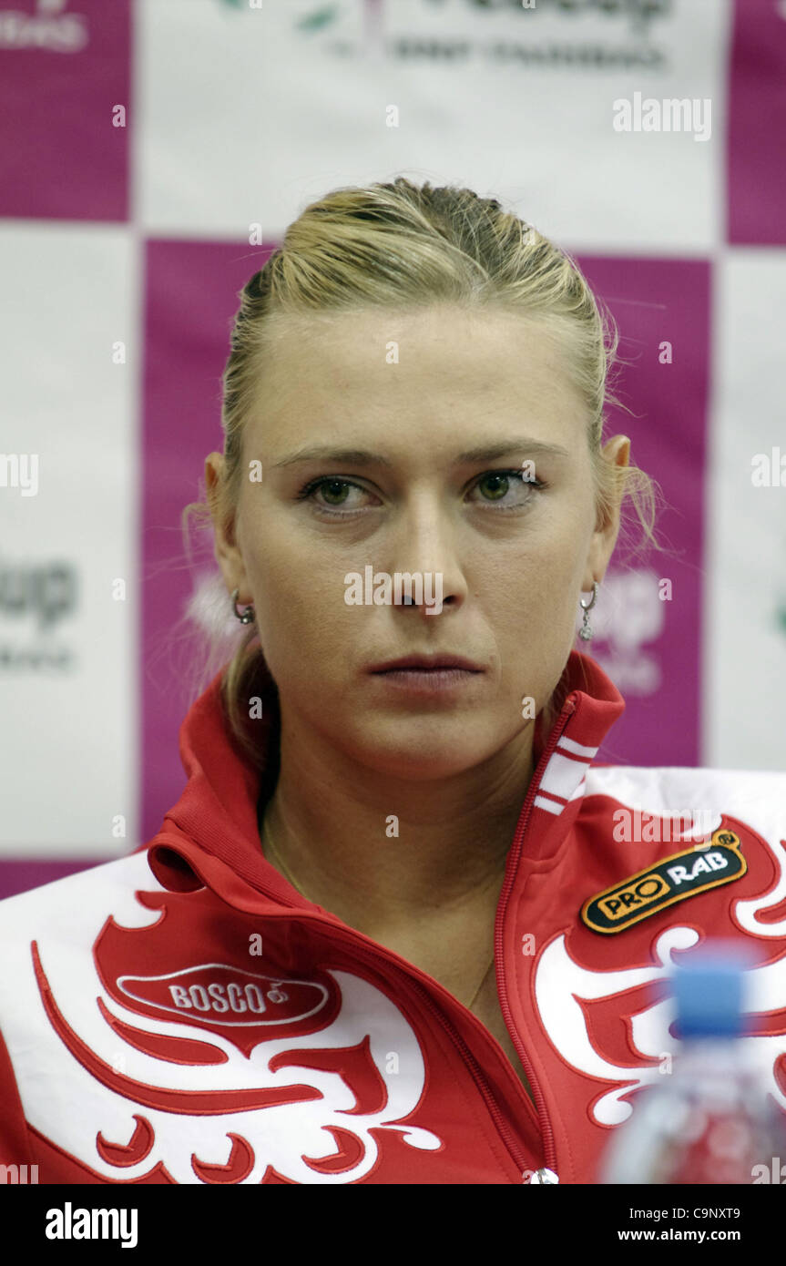 January 01,2012. Moscow,Russia. Pictured: Russian tennis star Maria