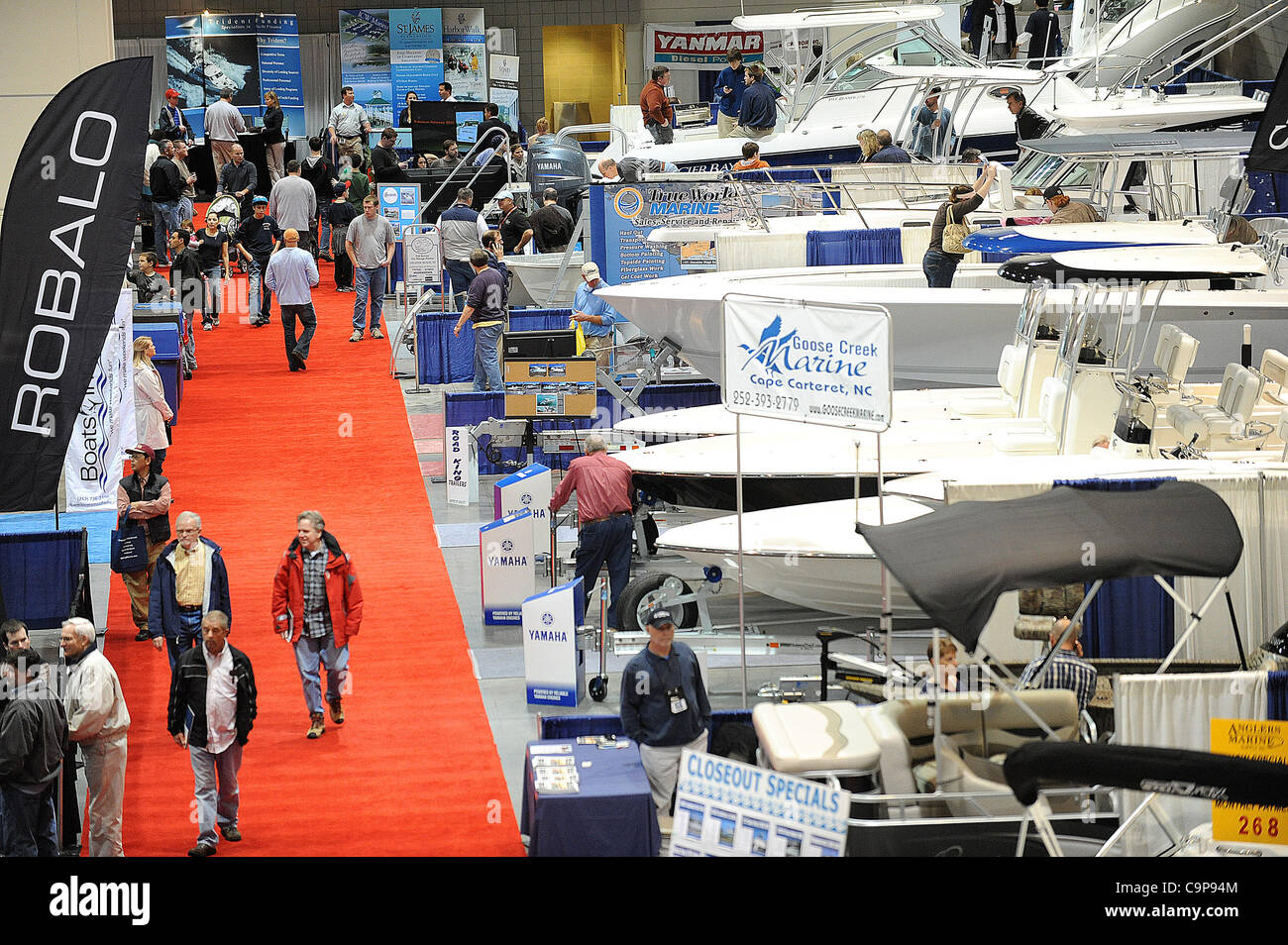 Feb. 4, 2012 Raleigh, North Carolina; USA Patrons attend the 2012