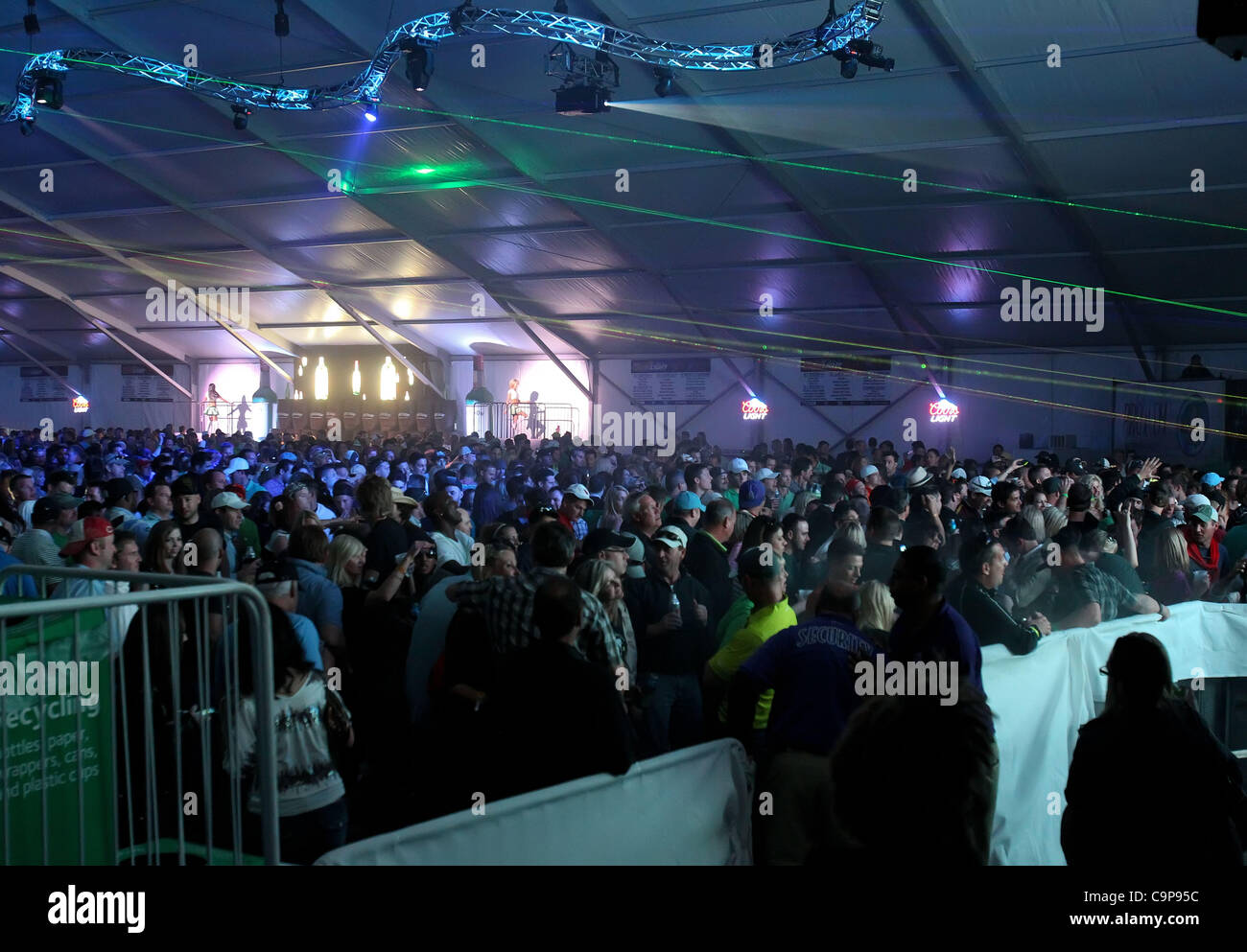 Feb 4 2012 Phoenix Arizona U S Golf Fans Dance Inside The