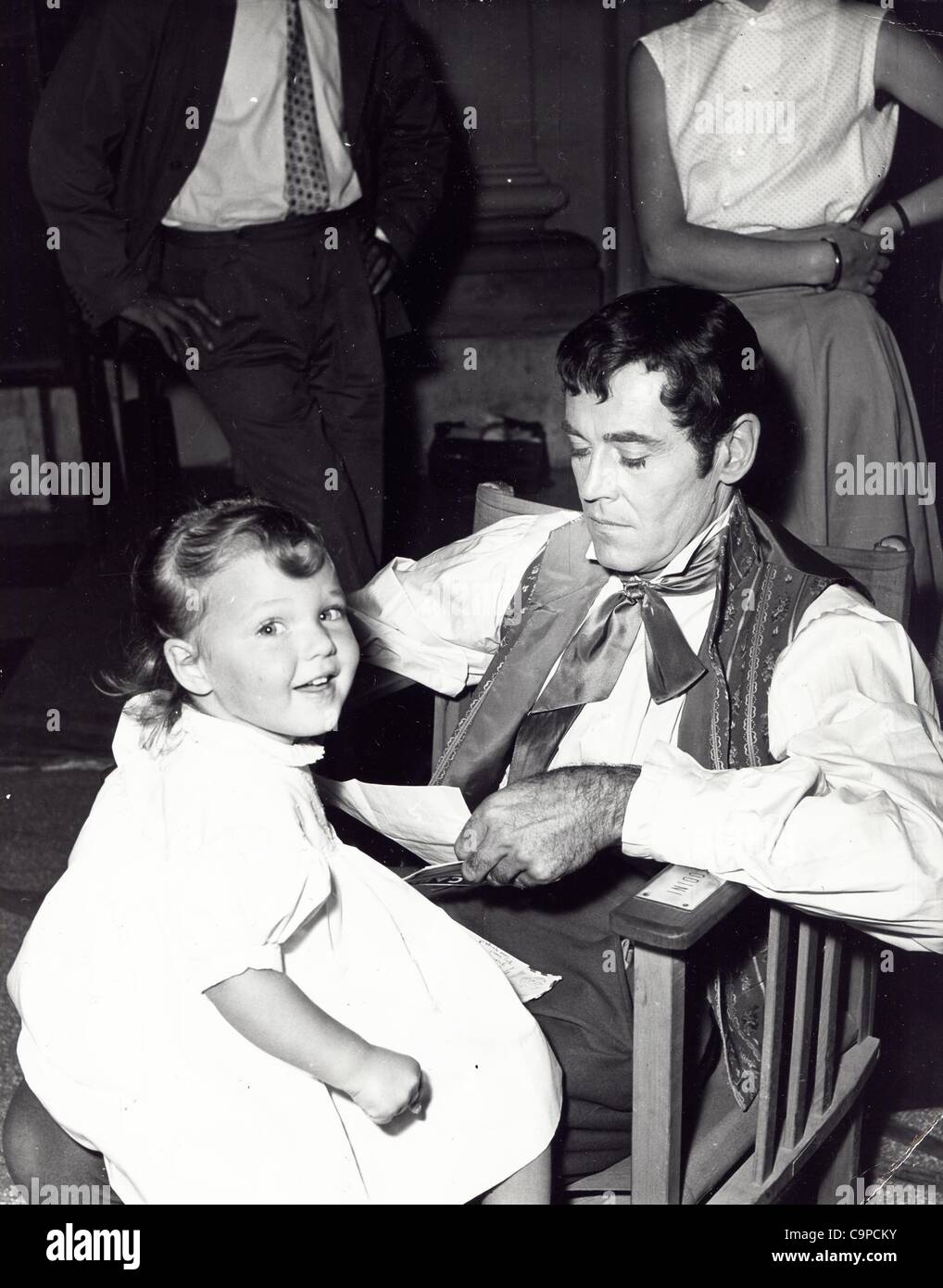 Jane Fonda ( 4 years old ) with her father Henry Fonda.Supplied by ...
