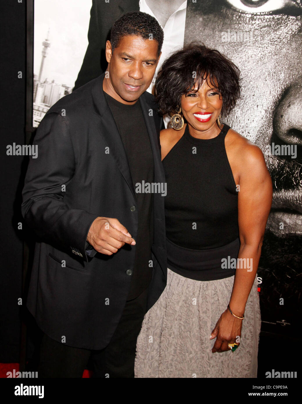 Feb. 7, 2012 New York, New York, U.S. Actor DENZEL WASHINGTON and PAULETTA WASHINGTON attend