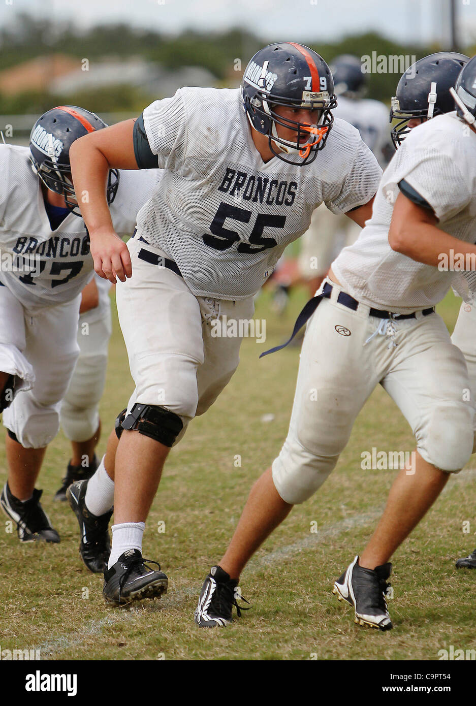 Brandeis High School offensive lineman Kyle Marrs has appeared to be