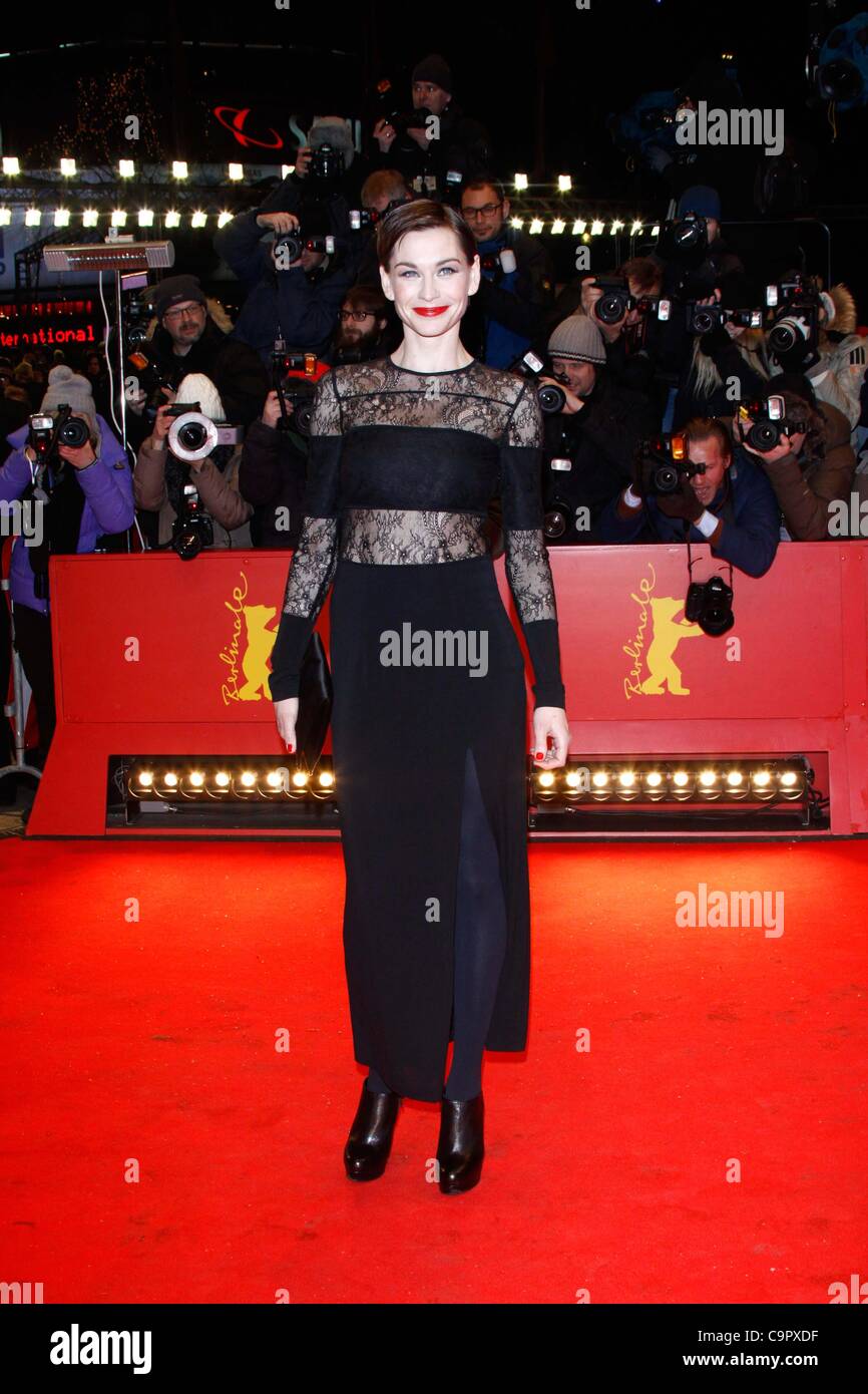 German actress Christiane Paul attends the Premiere of ''Farewell My Queen'' during the Opening of the 62nd International Berlin Film Festival, Berlinale, at Berlinale Palast in Berlin, Germany, on 09 February 2012.(Credit Image: Â© Alec Michael/Globe Photos/ZUMAPRESS.com) Stock Photo