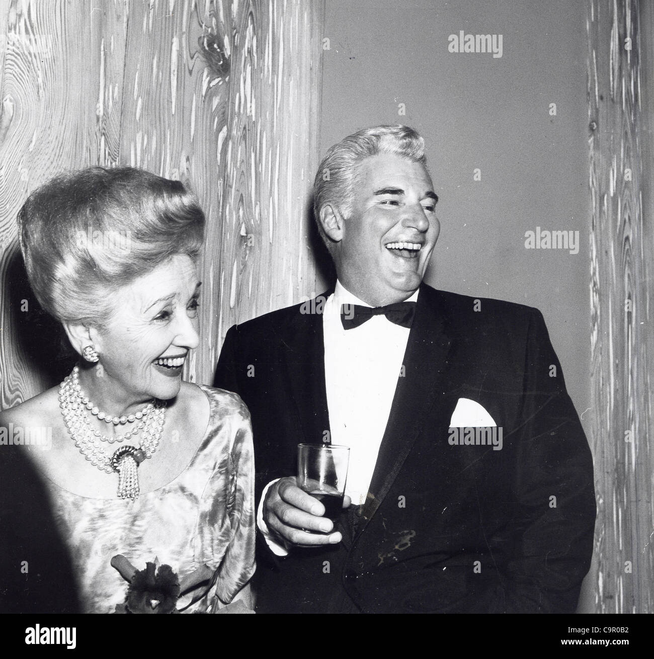 HEDDA HOPPER with son William Hopper at Hedda's ''Flame''.Supplied by   Photos, inc.(Credit Image: Â© Supplied By Globe Photos, Inc/Globe Photos/ZUMAPRESS.com) Stock Photo