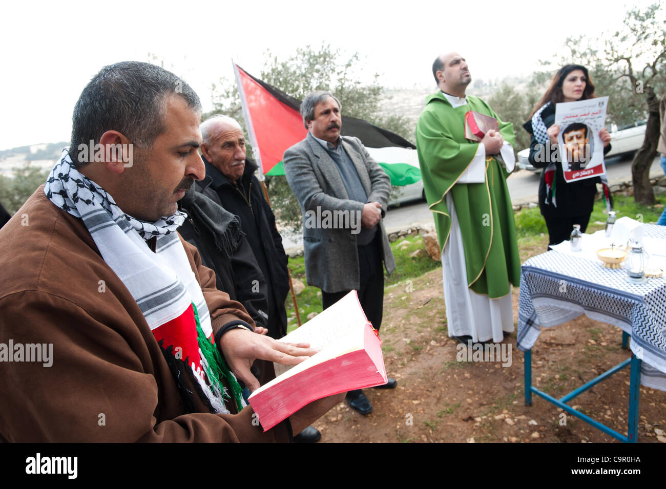 BEIT JALA, OCCUPIED PALESTINIAN TERRITORIES - FEBRUARY 10: Palestinians ...